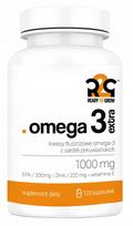Maisto papildas R2G Omega 3 EXTRA 1000mg EPA DHA Vitamin E, 120 kapsulių