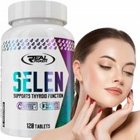 Maisto papildas Real Pharm Selenium 120 tab. skydliaukės ir širdies funkcijai