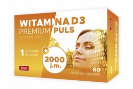 Vitaminas D3 Premium 2000 IU, 60 kapsulių suaugusiems