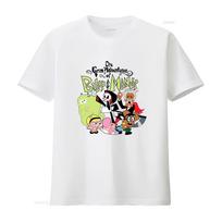 The Grim Adventures of Billy Mandy Cartoon Characters Print T Shirt for S 5XL Versatile Breath S white