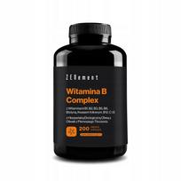 Vitaminų B kompleksas, B1, B2, B3, B5, B6, biotinas, folio rūgštis, B12, 200 kapsulių