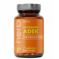 Vitaminų kompleksas HERB ADEK A D-3 E K2-MK7, 60 kapsulių