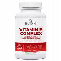 Vitaminų B kompleksas Bandini, 365 veganiškos tabletės