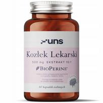 Maisto papildas UNS Valerian 500mg 10:1, 60 kapsulių