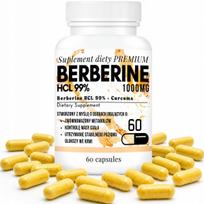 Maisto papildas BERBERINE HCL 99% 1000mg su ciberžolės ekstraktu, 60 tablečių