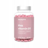 Vitaminai D3 moterims 2000 IU, 120 kapsulių, BeastPink