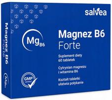 Maisto papildas Salvea Magnesium B6 Forte, 60 tablečių