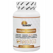 Maisto papildas Sowelo Choline 250 mg + Inositol 250 mg, 120 tabletės