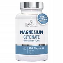 Magnio bisglicinatas Bandini 350 mg, 180 veganiškų kapsulių