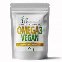 Maisto papildas Omega 3 Vegan 60 kapsulių su DHA iš dumblių aliejaus