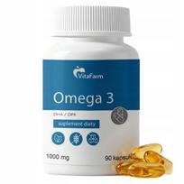 Omega 3 kapsulės 1000 mg, 90 vnt., žuvų taukai EPA DHA