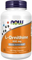 Maisto papildas NOW FOODS L-Ornithine 500 mg, 120 kapsulių