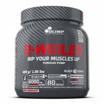 Maisto papildas OLIMP R-Weiler 480g su kreatinu, argininu, citrulinu, vitaminais, mėlynių skonio
