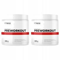 Maisto papildas FITMAX PreWorkout, 288 g, 2 vnt., su citrulinu, beta-alaninu, AAKG