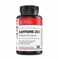 Kofeino kapsulės VITAFIT 200mg, 300 vnt.
