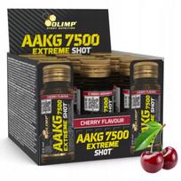 AAKG Extreme 7500 Shot, 9 x 25 ml ampulės, vyšnių skonio, Olimp