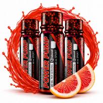 Preworkout Shot Power Pump greipfrutų skonio, 60 ml, su kofeinu, 3 vnt.