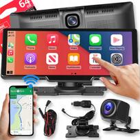 Automobilinis DVR vaizdo registratorius su CarPlay ir Android Auto