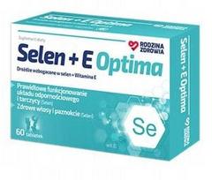 Maisto papildas Rodzina Zdrowia Selen+E Optima 60 tabletės