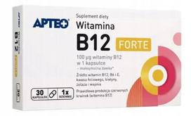 Maisto papildas Vitamin B12 FORTE APTEO 30 kaps.