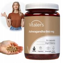 Maisto papildas Vitalers Ashwagandha 600 mg, 60 kapsulių