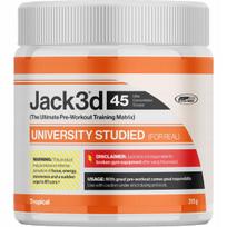 Maisto papildas USP Labs Jack3D 315g, Tropical, milteliai