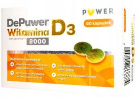 Vitaminas D3 DePuwer 2000 IU, 60 kaps.