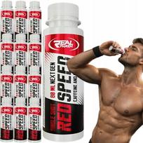 Maisto papildas Real Pharm RED SPEED SHOT su kofeinu ir guarana, 80ml x12