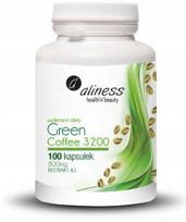 Maisto papildas GREEN COFFEE 3200, 100 kapsulių, ALINESS