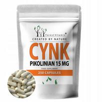 Cinko pikolinatas FOREST 15mg, 250 kapsulių
