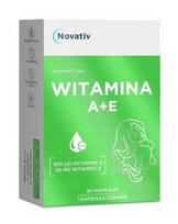 Vitaminai Novativ A+E, 30 kapsulių