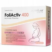 Maisto papildas Activlab FOLIACTIV 400, 60 tabletės, folio rūgštis nėščiosioms