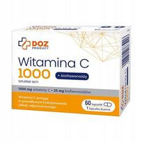 Maisto papildas DOZ Vitamin C 1000 bioflavonoidai, kapsulės, 60 vnt.