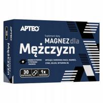 Maisto papildas vyrams APTEO su magniu, maca šaknų ekstraktu, cinku, selenu, 30 kapsulių