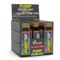 Papildas prieš treniruotę Olimp PUMP XPLODE SHOT 9x60ml Arginine Citrulline vaisių skonio