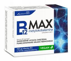Vitaminas B12 Max Methylcobalamin, 60 tabletės