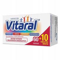 Vitaminai ir mineralai Vitaral, 70 tablečių