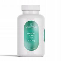 Natrio butiratas 500 mg mikropelletėse, butano rūgštis 390 mg