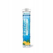 Maisto papildas Calcium + vitamin C su apelsinų skoniu, 20 putojančių tablečių
