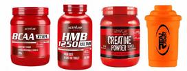 Mitybos rinkinys MASS STRENGTH SCULPTURE ANABOLIC HMB BCA su TRELLIS shakeriu