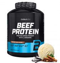 Baltymų milteliai BIOTECHUSA BEEF PROTEIN 1816g vanilės ir cinamono skonio