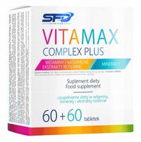 Vitaminų ir mineralų kompleksas SFD Vitamax Complex Plus, 120 tablečių
