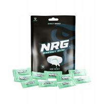 Kramtomoji guma su kofeinu NRG be cukraus, pagaminta JAV