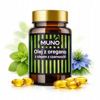 Oregano aliejus 6 g ir juodgrūdžių aliejus 200 mg, karvakrolis 165 mg, 120k