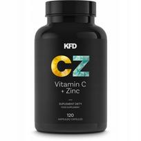 Maisto papildas KFD Vitamin C 1000 mg su cinku, 120 kapsulių
