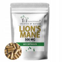 Maisto papildas Lion's Mane 500mg, 60 kapsulių
