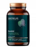 Maisto papildas Doctor Life Inositol 2050mg 100 kapsulių 40:1 myo-inositolis D-chiro inositolis