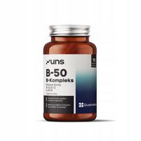 Maisto papildas UNS B-50 B vitaminų kompleksas, 90 kapsulių