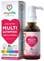 Multivitaminų lašai MYVITA vaikams ir suaugusiems 30 ml