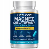Maisto papildas Heelage Magnesium Taurate 700 mg + B6, nuovargio mažinimui